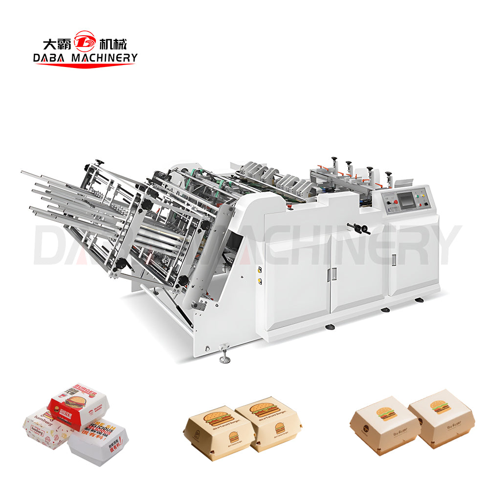 DBJH-SF500-550 Double Lane Paper Hamburger Box Machine