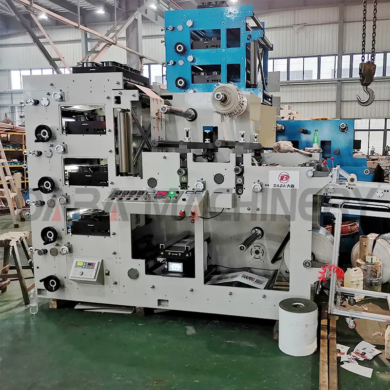 DBRY480-4C Flexo Printing Machine with In-line Die-Cutting